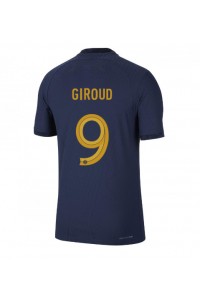 Frankrike Olivier Giroud #9 Fotballdrakt Hjemme Klær VM 2022 Korte ermer